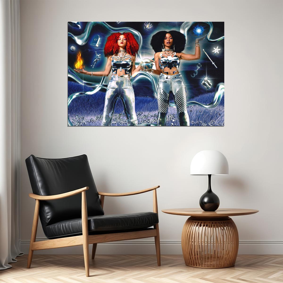 Nova Twins Music Group Supernova Music Album Poster Wall Art Print Home Wall Decor - xonomax