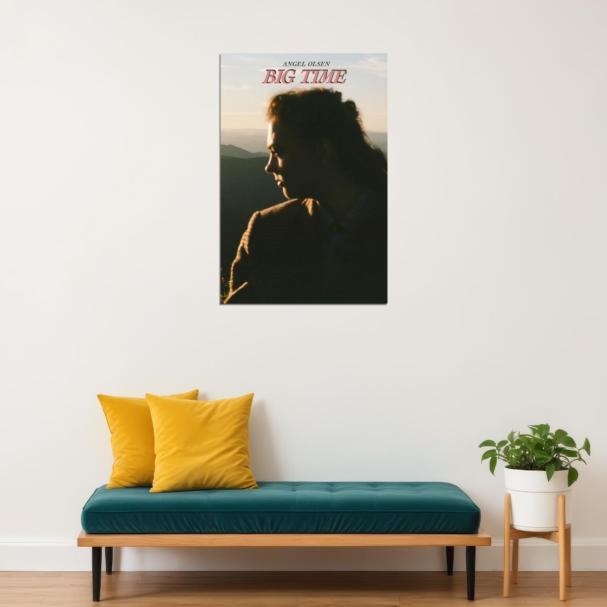 Angel Olsen American Musician Big Time Music Album Poster Wall Art Print Home Wall Decor - xonomax