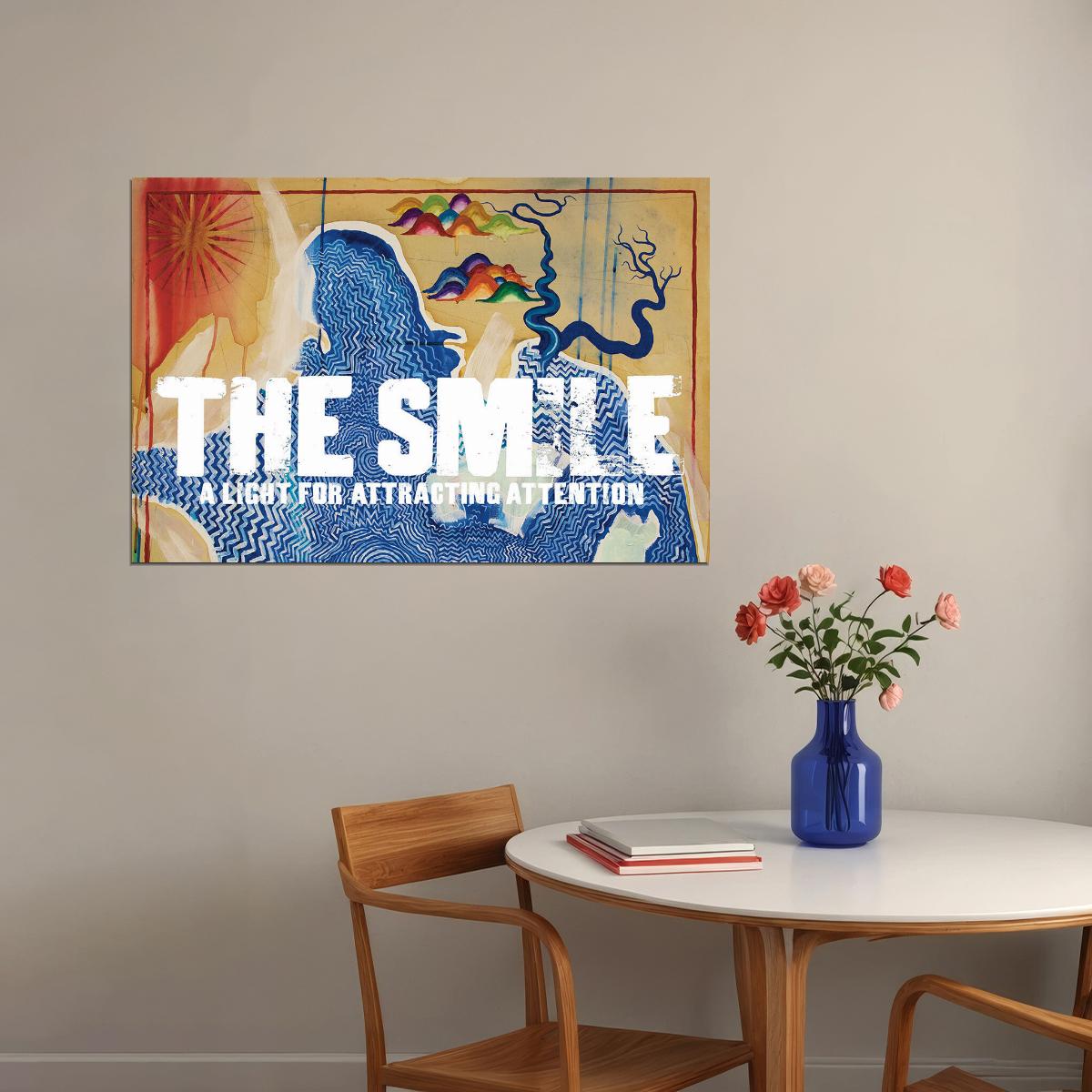 The Smile A Light For Attracting Attention Album Poster Wall Art Print Home Wall Decor - xonomax