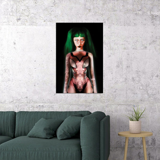 Asian Singer Yeule Glitch Princess Music Album Poster Wall Art Print Home Wall Decor - xonomax