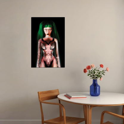 Asian Singer Yeule Glitch Princess Music Album Poster Wall Art Print Home Wall Decor - xonomax