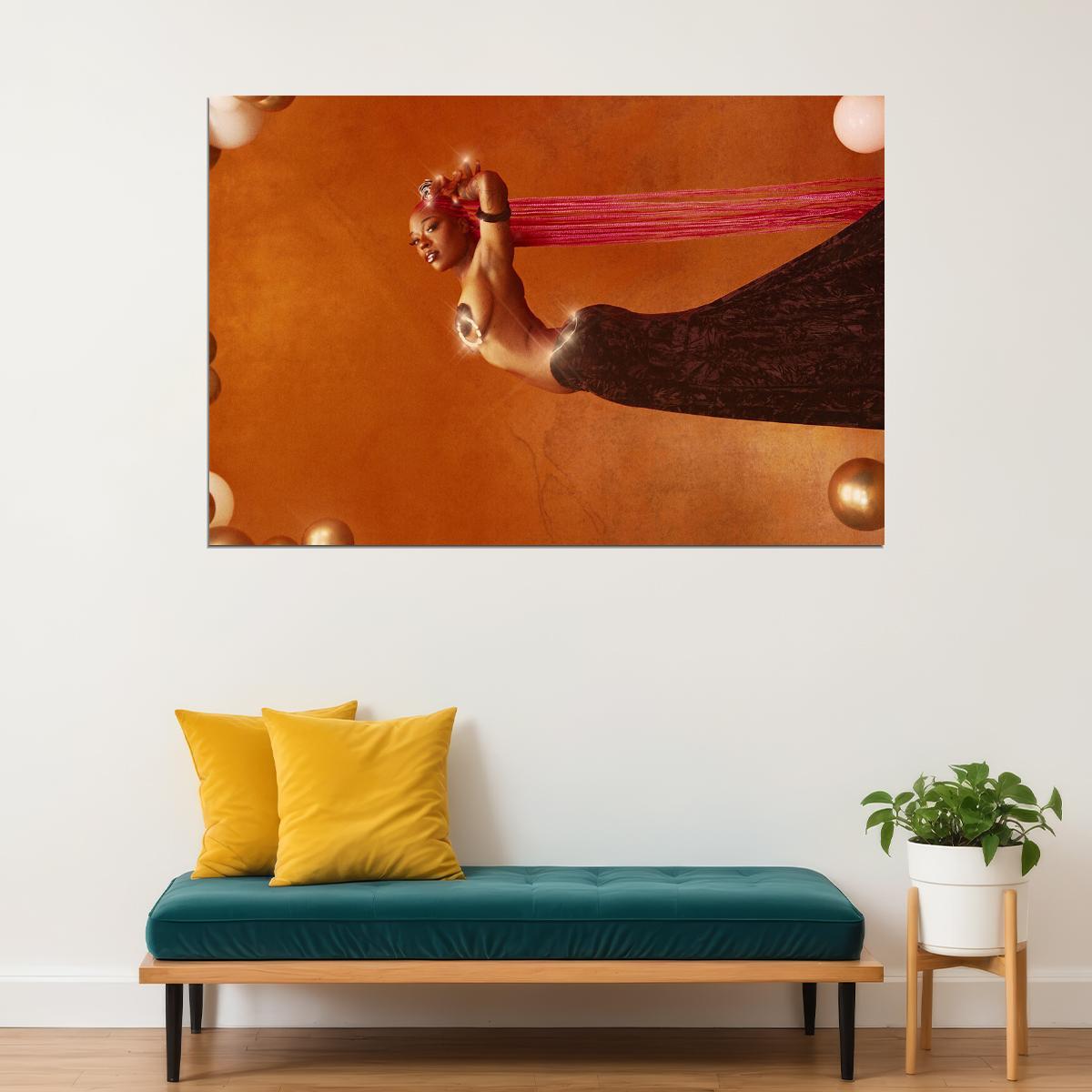 Sudan Archives Natural Brown Prom Queen Poster Wall Art Print Home Wall Decor - xonomax