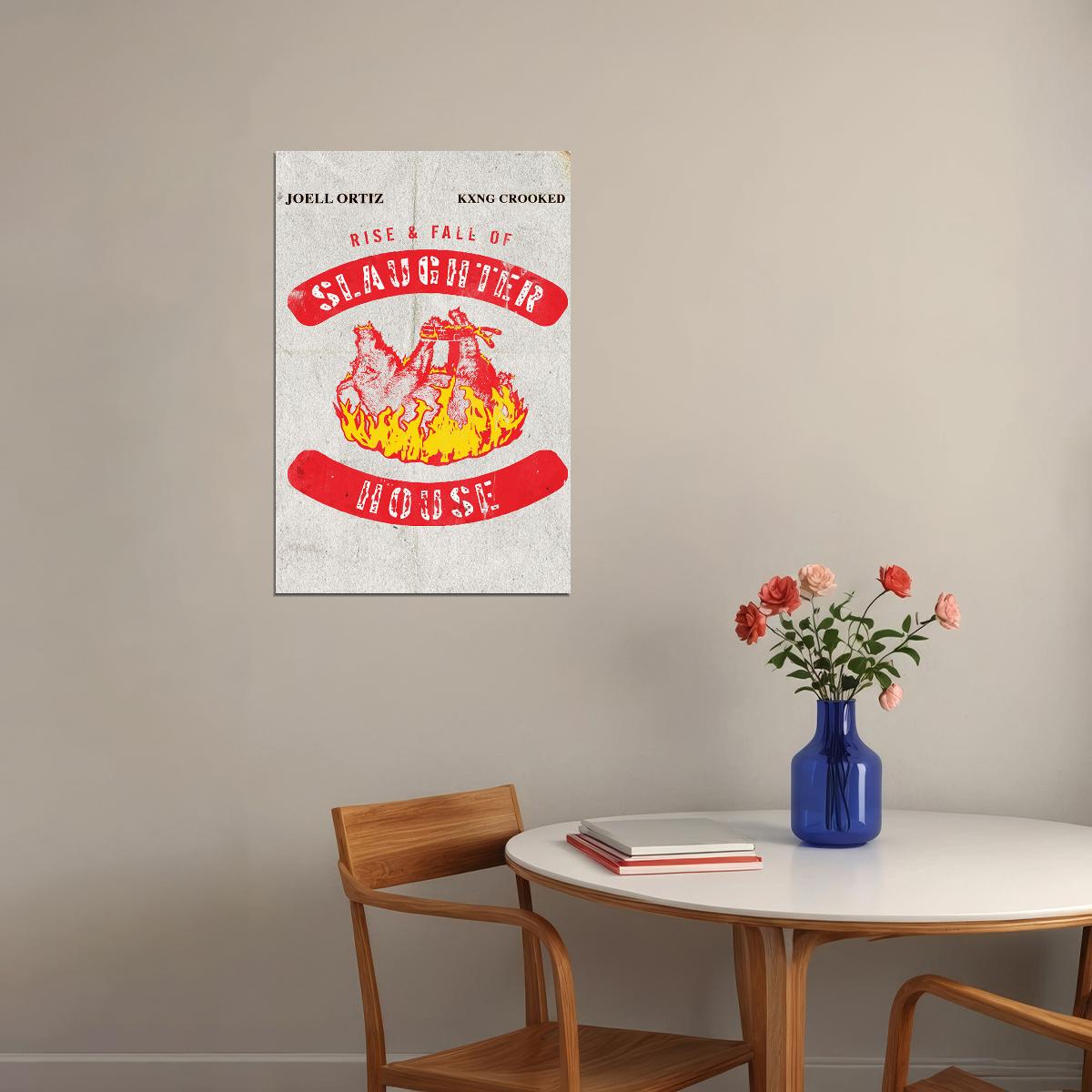 Crooked I Rise And Fall Of Slaughterhouse Poster Wall Art Print Home Wall Decor - xonomax