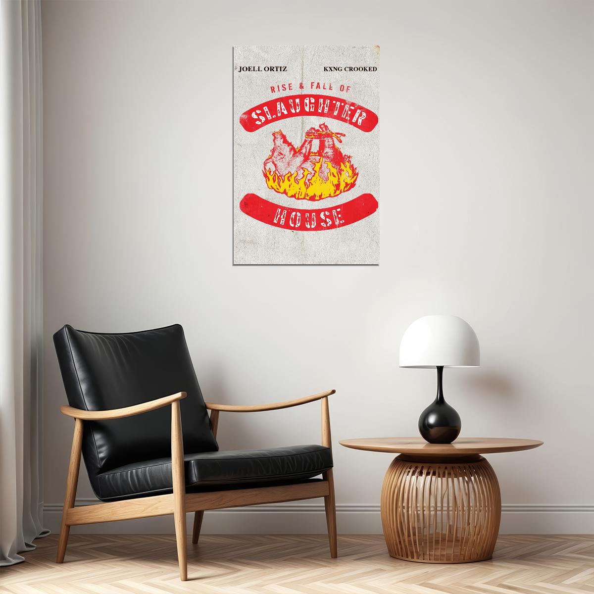 Crooked I Rise And Fall Of Slaughterhouse Poster Wall Art Print Home Wall Decor - xonomax