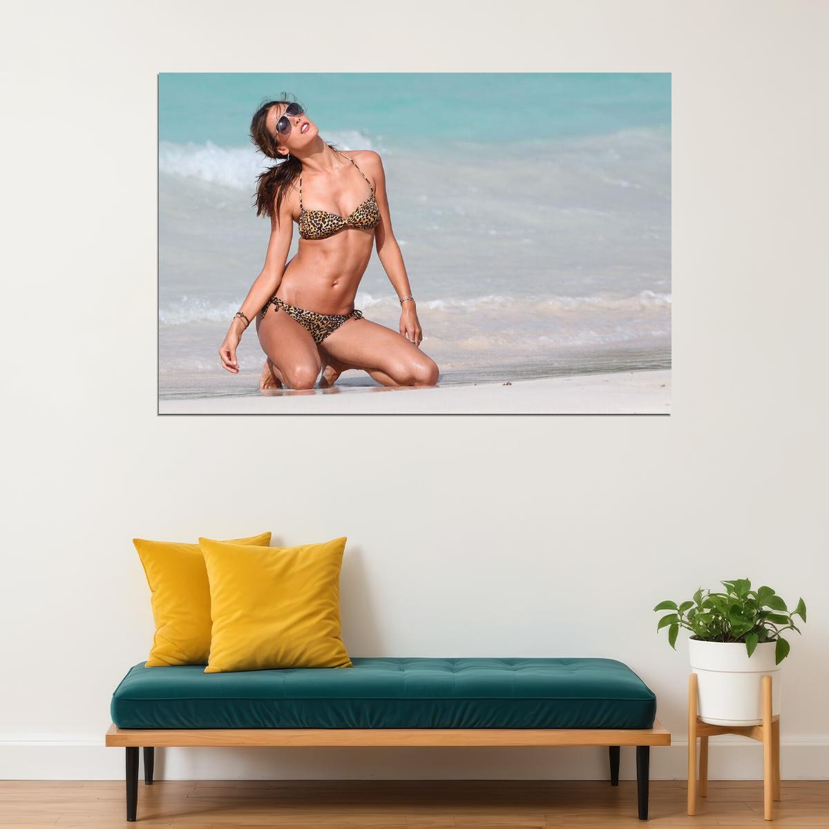 Alessandra Amrosio Brazilian Model Famous Artist Poster Wall Art Print Home Wall Decor - xonomax