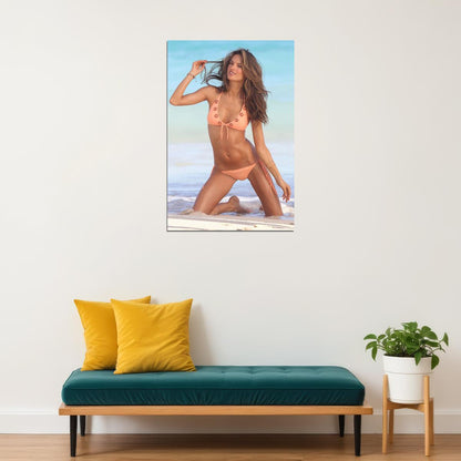 Alessandra Ambrosio Brazilian Model Sexy Artist Poster Wall Art Print Home Wall Decor - xonomax