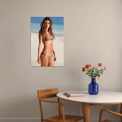 Alessandra Ambrosio Brazilian Model Artist Poster Wall Art Print Home Wall Decor - xonomax