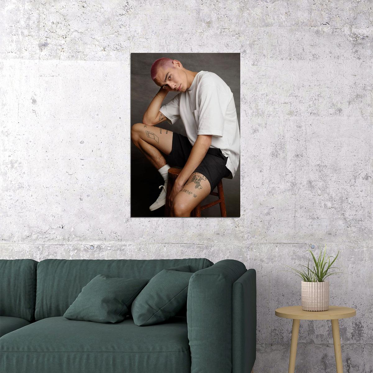 Evan Mock Famous Model Movie Actor Poster Wall Art Print Home Wall Decor - xonomax