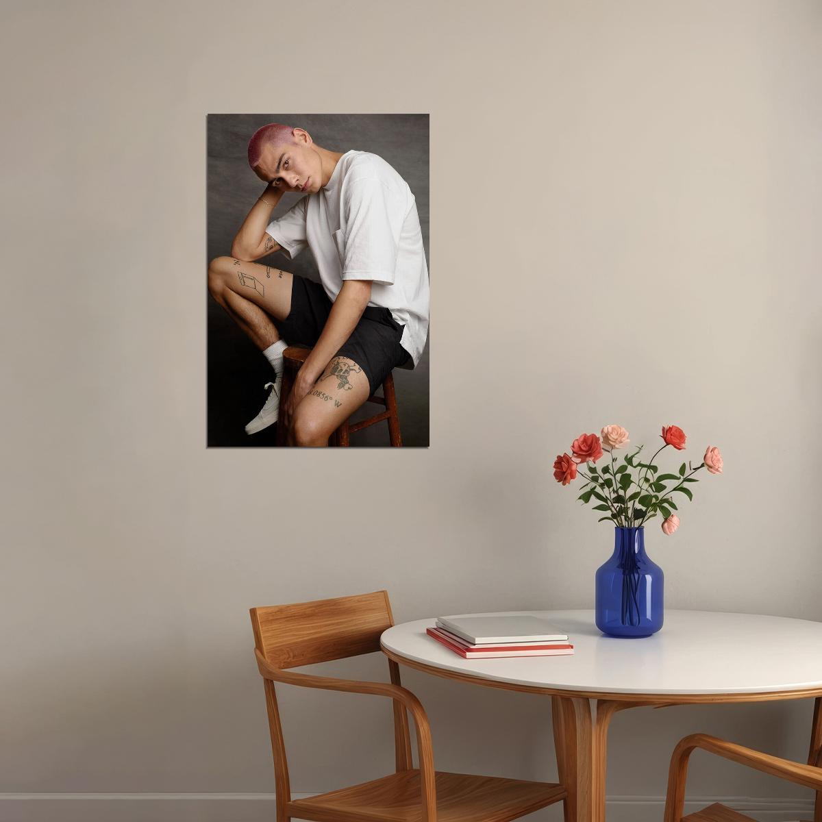 Evan Mock Famous Model Movie Actor Poster Wall Art Print Home Wall Decor - xonomax