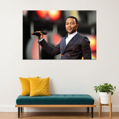 John Legend American Singer Pop Music Actor Poster Wall Art Print Home Wall Decor