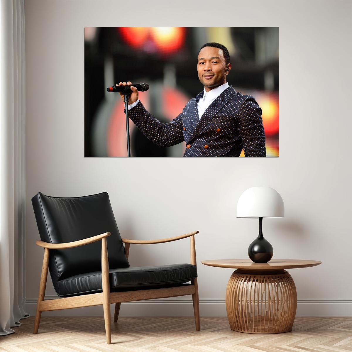 John Legend American Singer Pop Music Actor Poster Wall Art Print Home Wall Decor