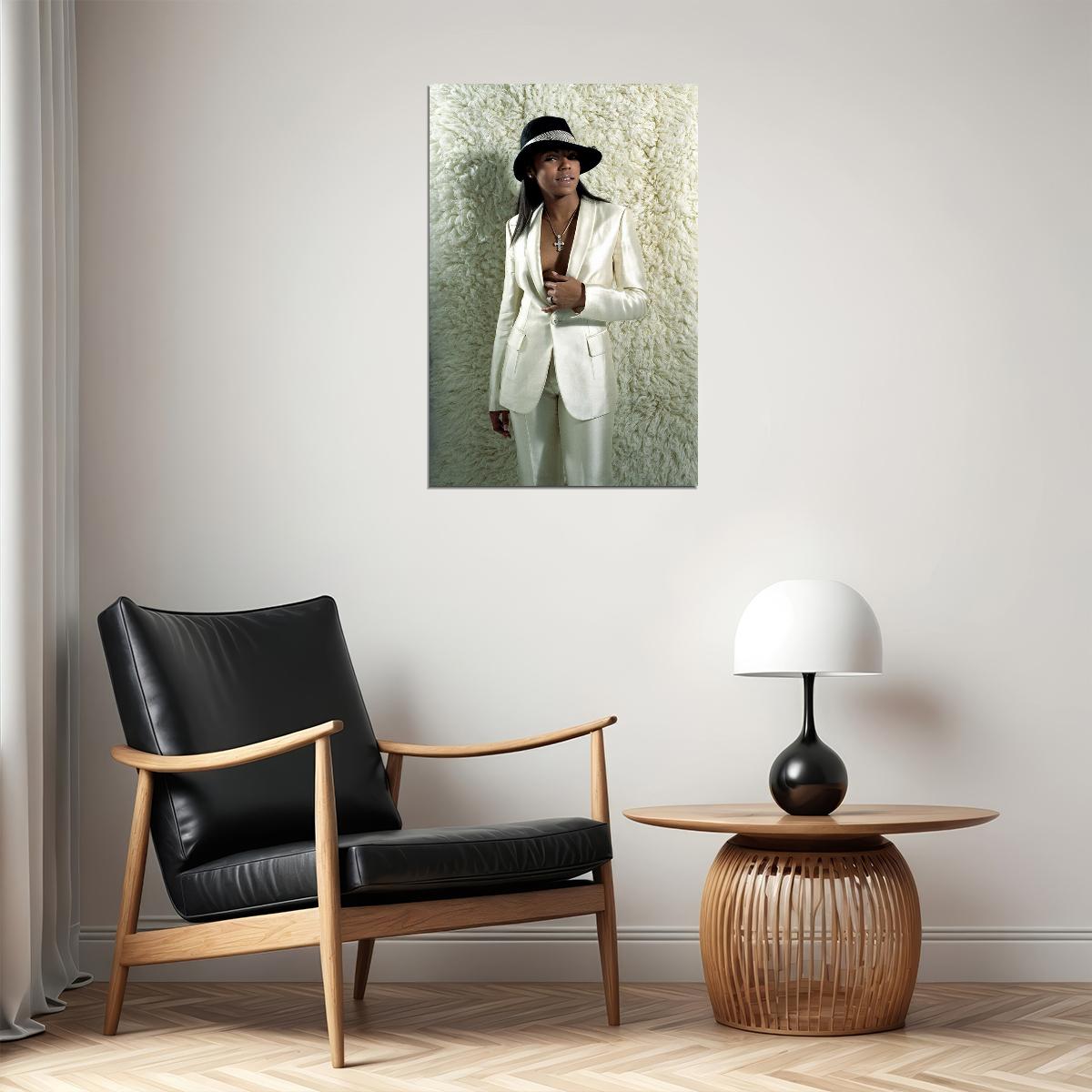 Ashanti Shequoiya Woman Actress Musician Poster Wall Art Print Home Wall Decor - xonomax
