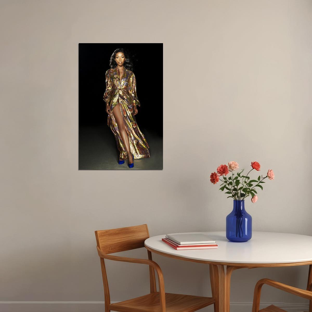 Brandy Norwood American Musician Cinema Songwriter Poster Wall Art Print Home Wall Decor - xonomax