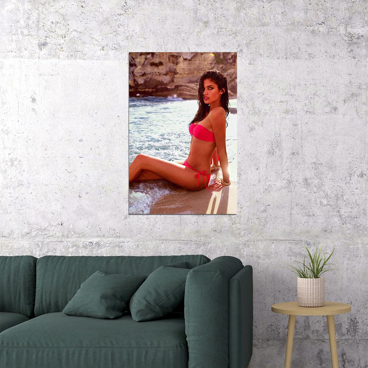 Sara Sampaio Sexy Woman Model Attractive Girl Poster Wall Art Print Home Wall Decor
