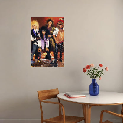 American Glam Metal Band Concert Singer Star Poster Wall Art Print Home Wall Decor - xonomax