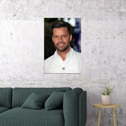Ricky Martin 80s 90s Singer Music Actor Star Poster Wall Art Print Home Wall Decor