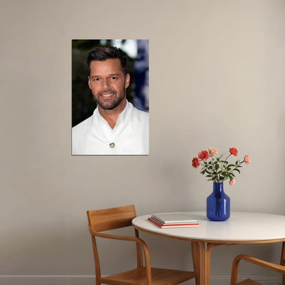 Ricky Martin 80s 90s Singer Music Actor Star Poster Wall Art Print Home Wall Decor