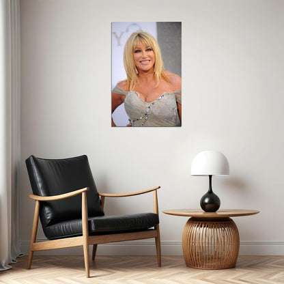 Suzanne Somers 80s 90s Actress Singer Star Poster Wall Art Print Home Wall Decor - xonomax
