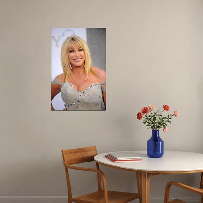 Suzanne Somers 80s 90s Actress Singer Star Poster Wall Art Print Home Wall Decor - xonomax