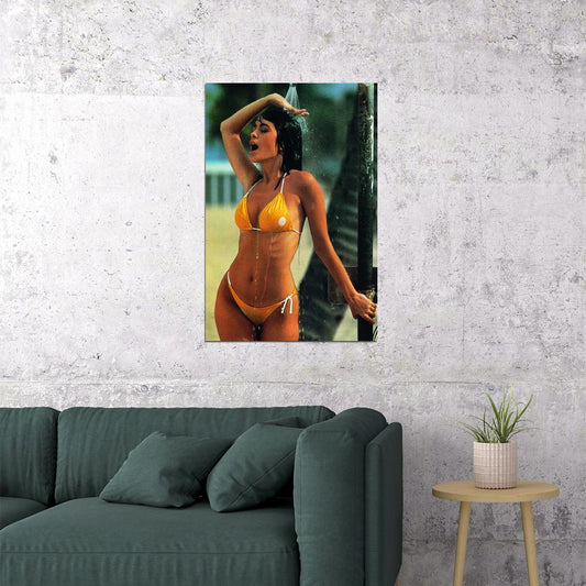 Veronica Gamba 80s 90s Vintage Cinema Actor Poster Wall Art Print Home Wall Decor - xonomax