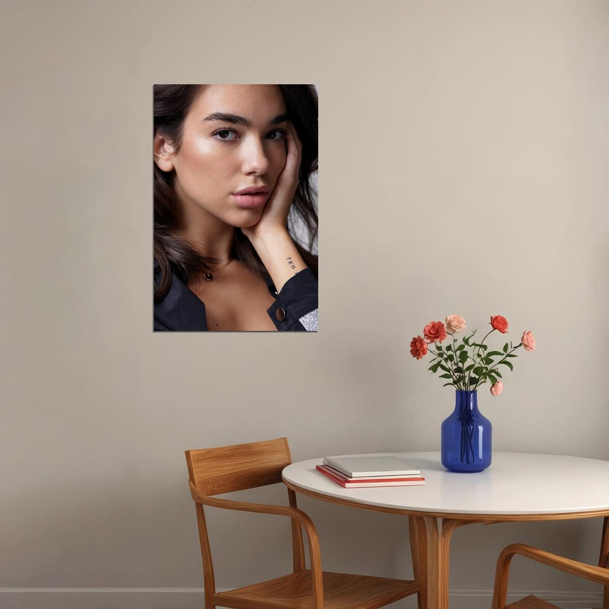 Dua Lipa Celebrity Tv Movie Actor Singer Star Poster Wall Art Print Home Wall Decor - xonomax