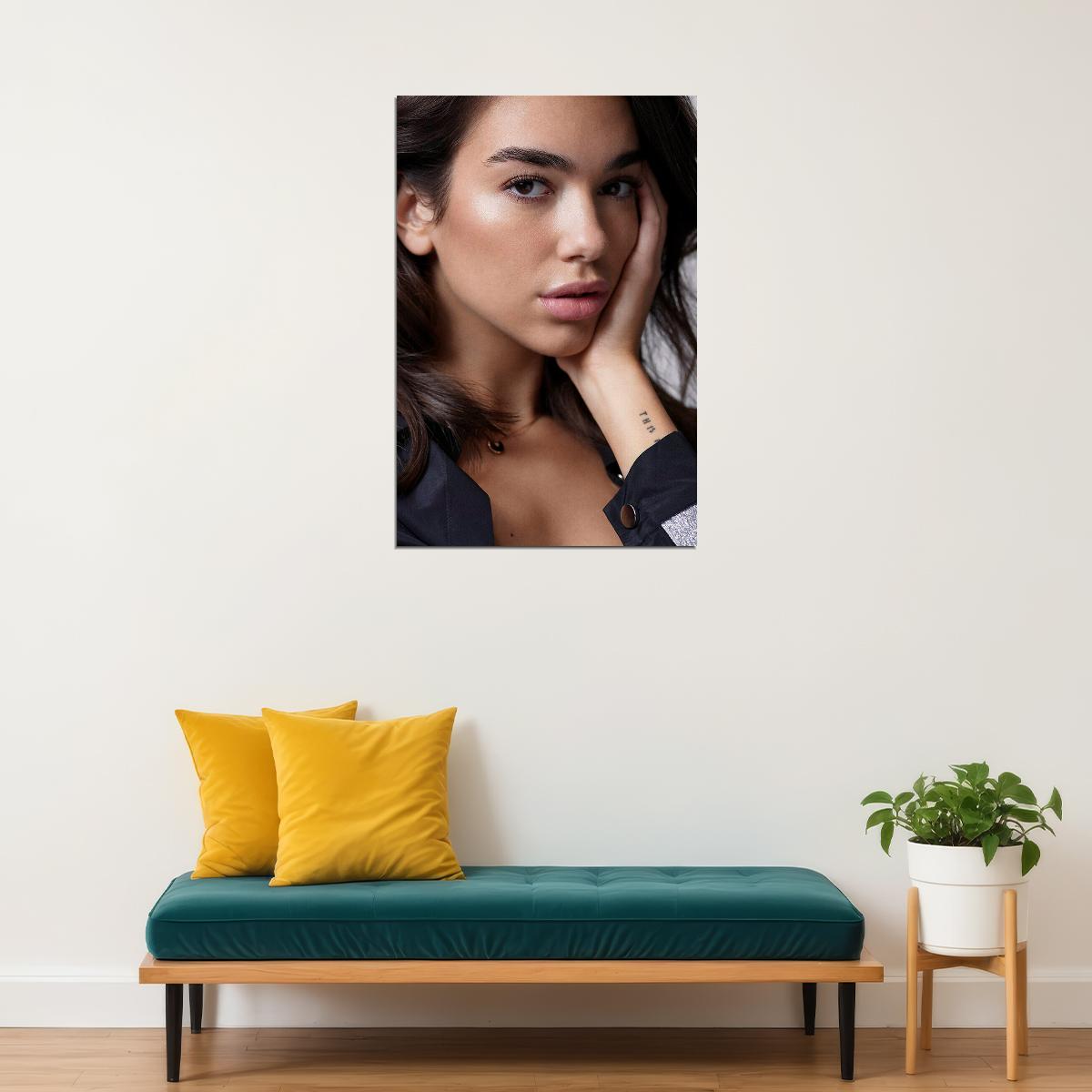 Dua Lipa Celebrity Tv Movie Actor Singer Star Poster Wall Art Print Home Wall Decor - xonomax