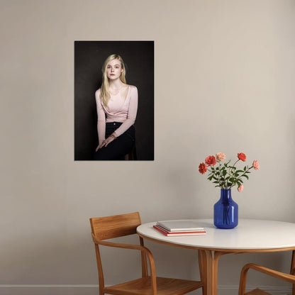 Elle Fanning Celebrity Cinema Actor Star Poster Wall Art Print Home Wall Decor - xonomax