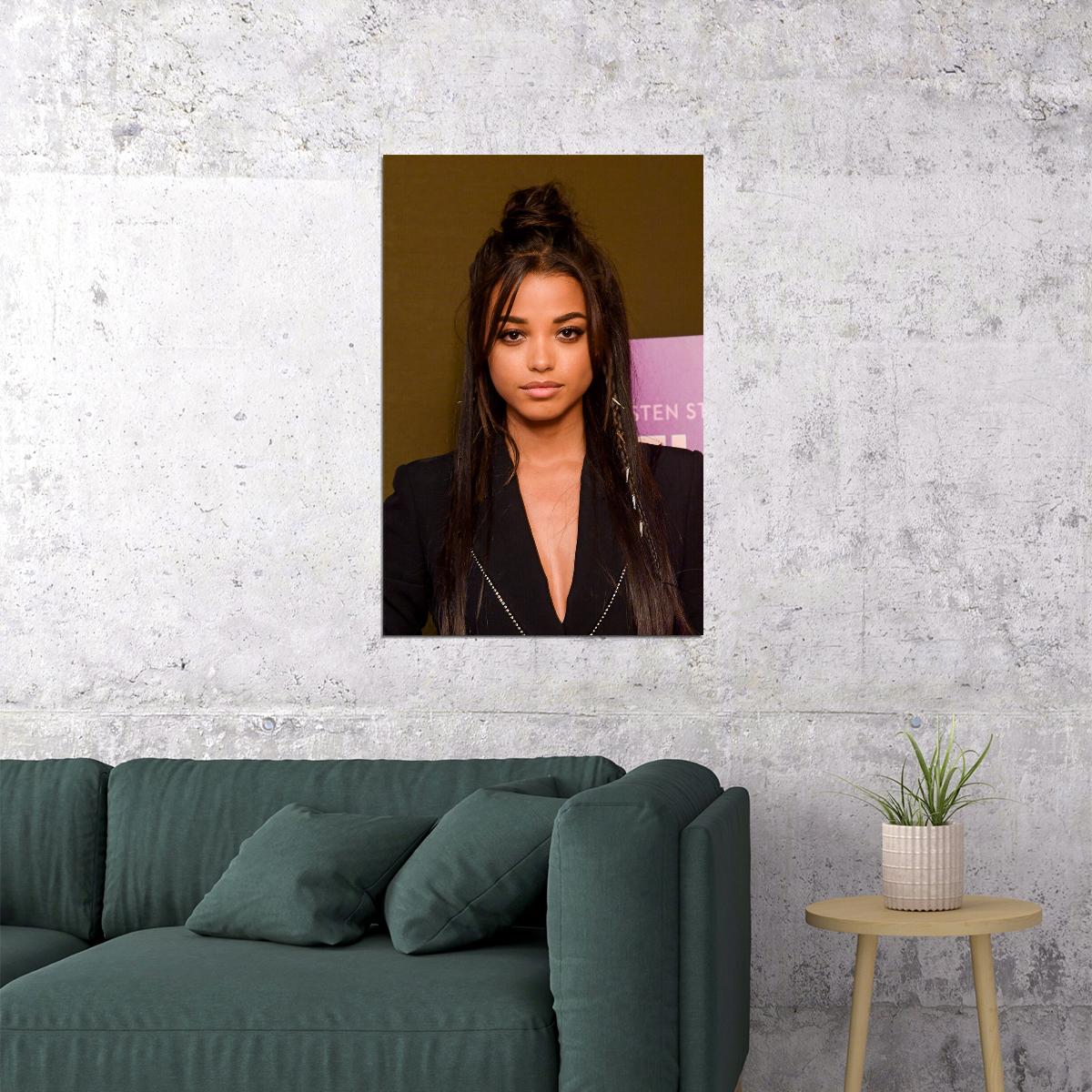 Ella Balinska Celebrity Cinema Actor Idol Poster Wall Art Print Home Wall Decor - xonomax