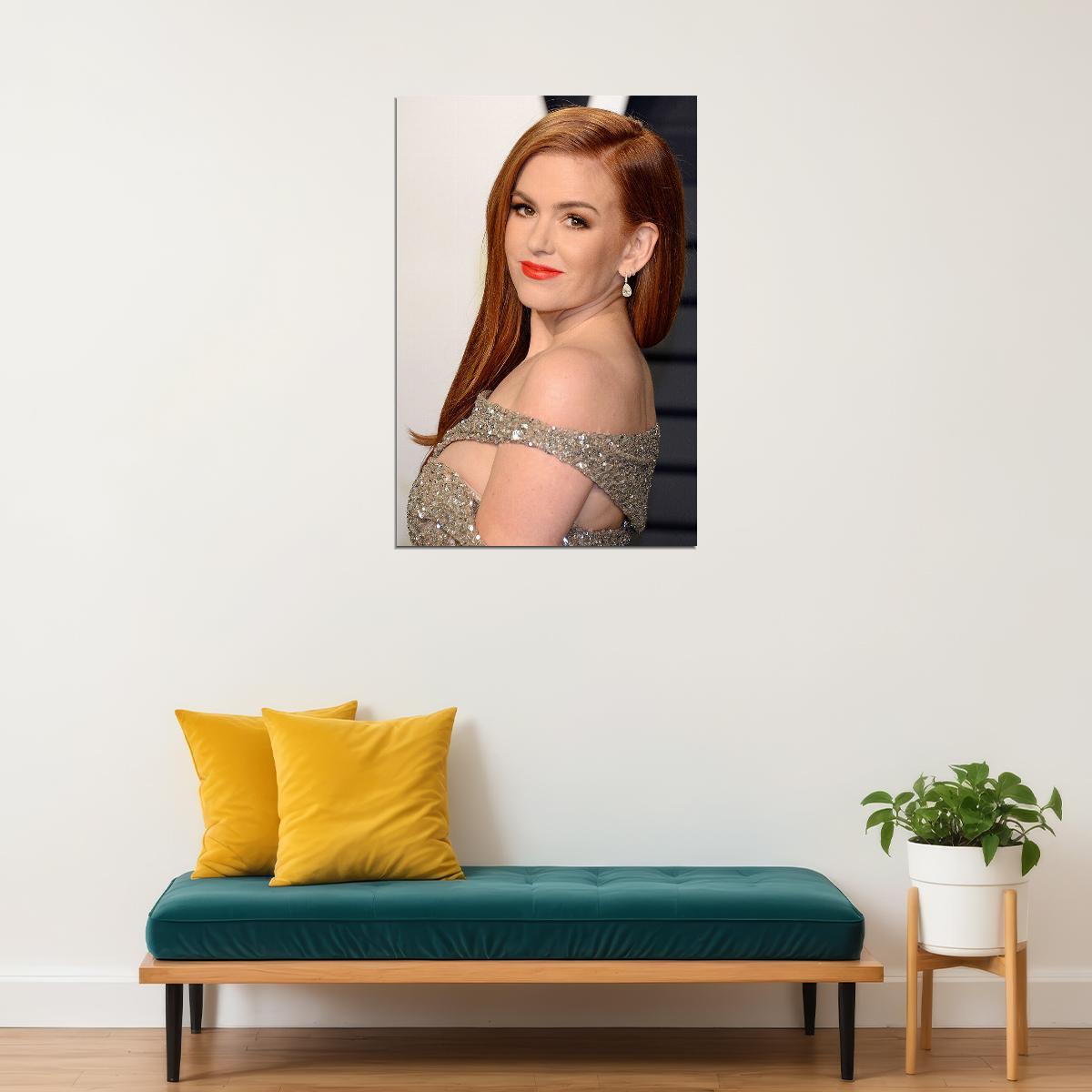 Isla Fisher Celebrity Cinema Actress Artist Star Poster Wall Art Print Home Wall Decor - xonomax