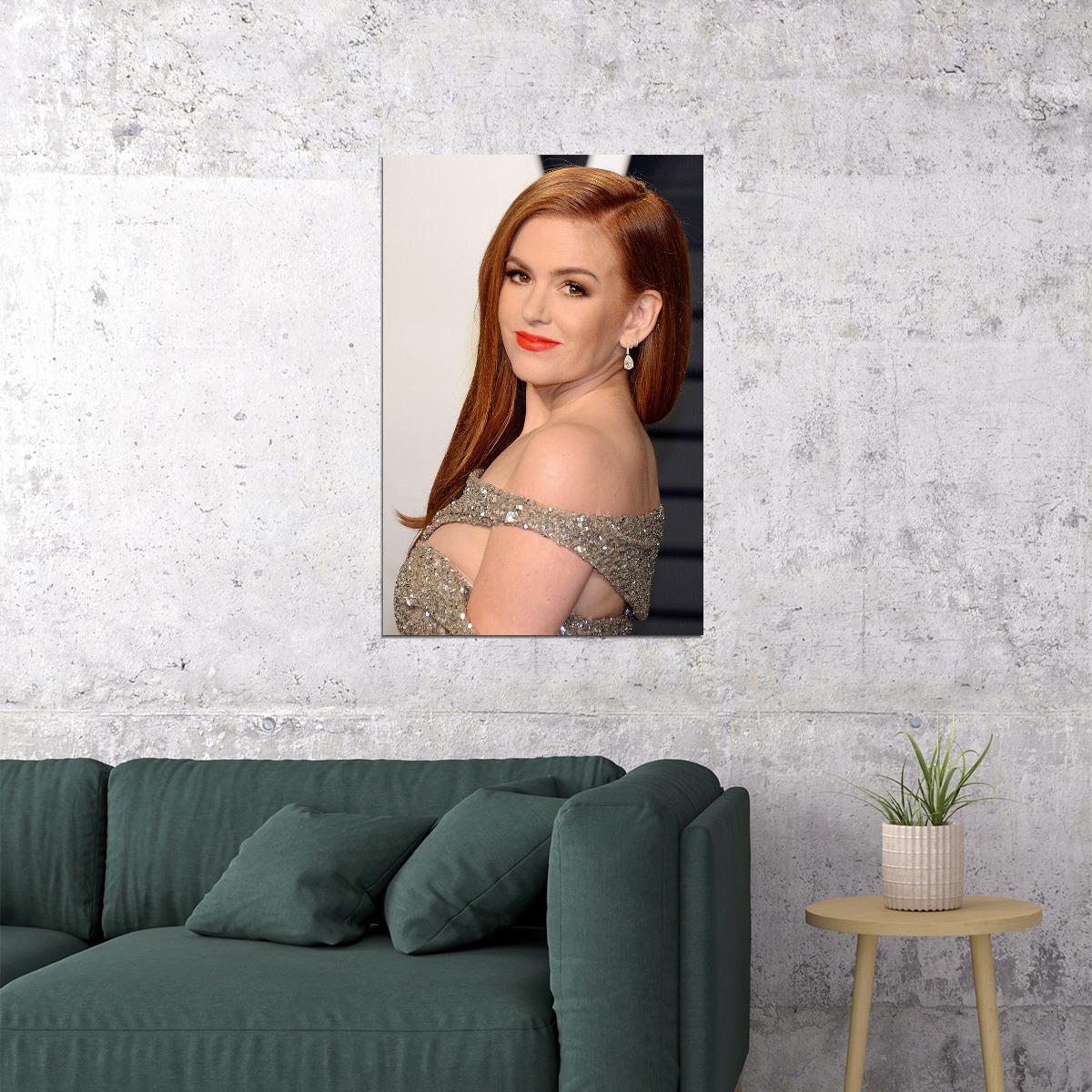 Isla Fisher Celebrity Cinema Actress Artist Star Poster Wall Art Print Home Wall Decor - xonomax