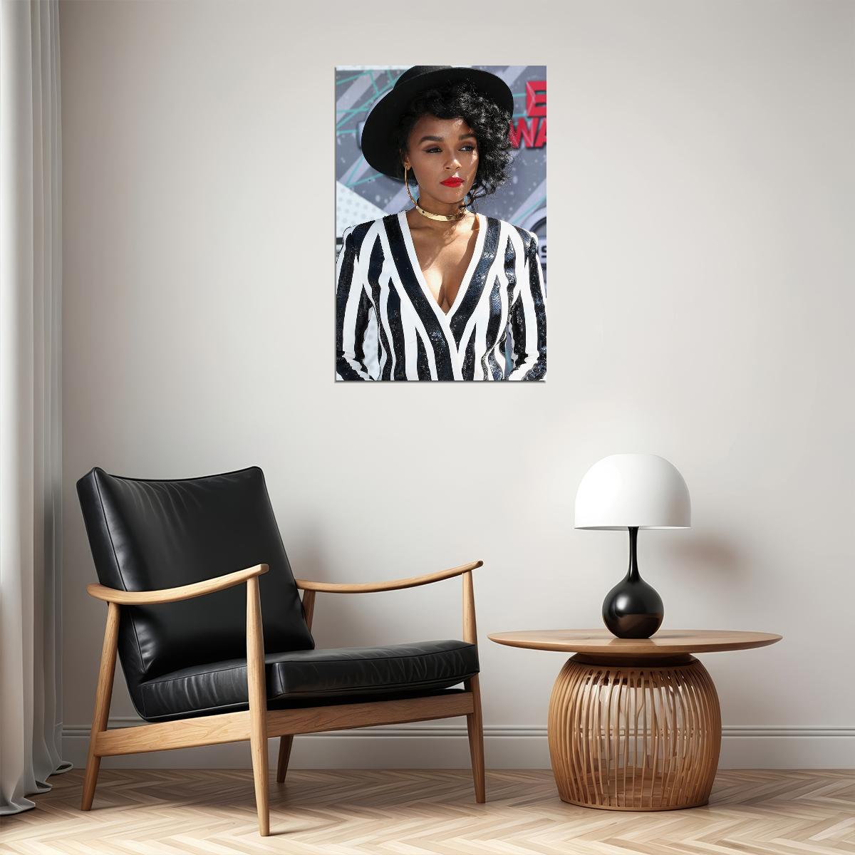 Janelle Monae Celebrity Actor Singeer Star Poster Wall Art Print Home Wall Decor - xonomax