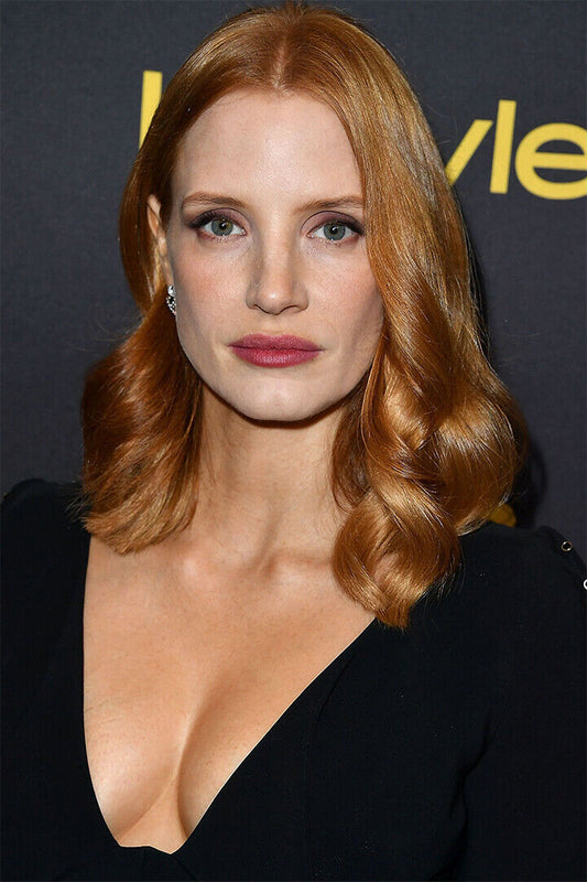 Jessica Chastain Celebrity Cinema Actor Star Poster Wall Art Print Home Wall Decor