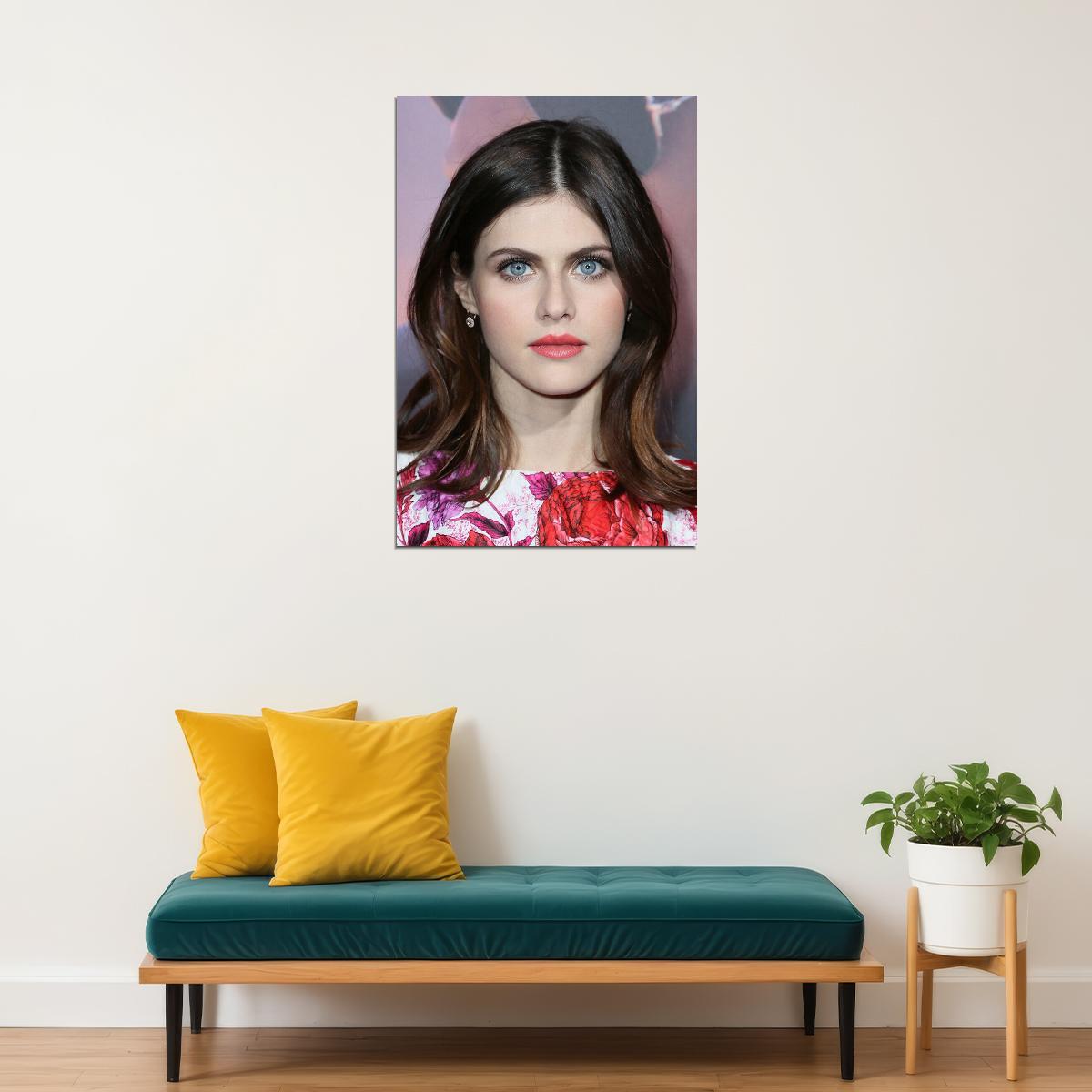 Alexandra Daddario Cinema Actress Artist Star Poster Wall Art Print Home Wall Decor - xonomax