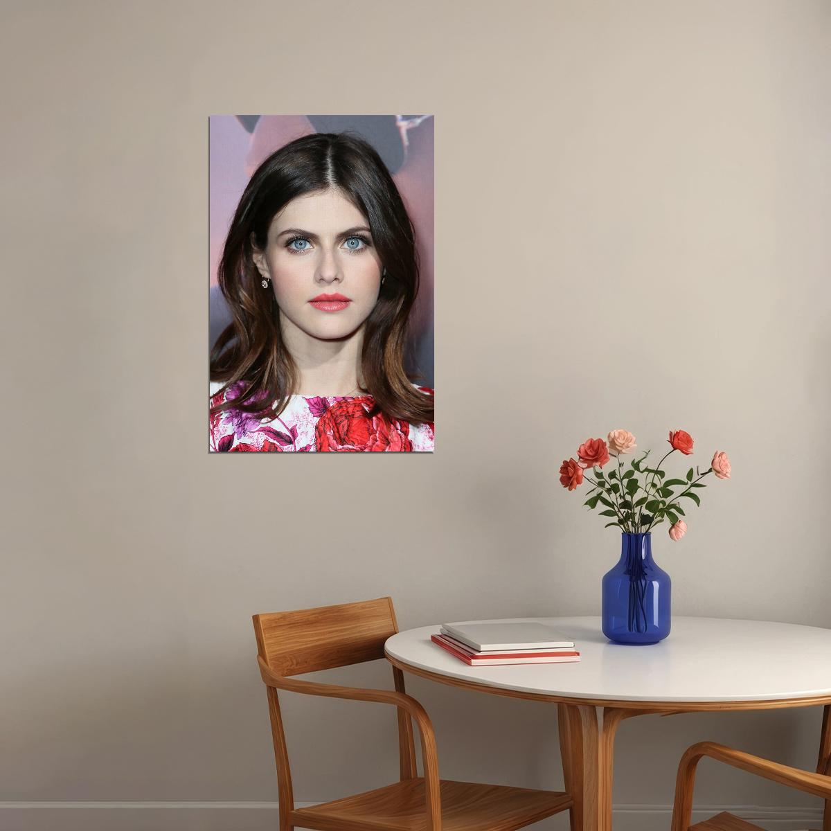 Alexandra Daddario Cinema Actress Artist Star Poster Wall Art Print Home Wall Decor - xonomax