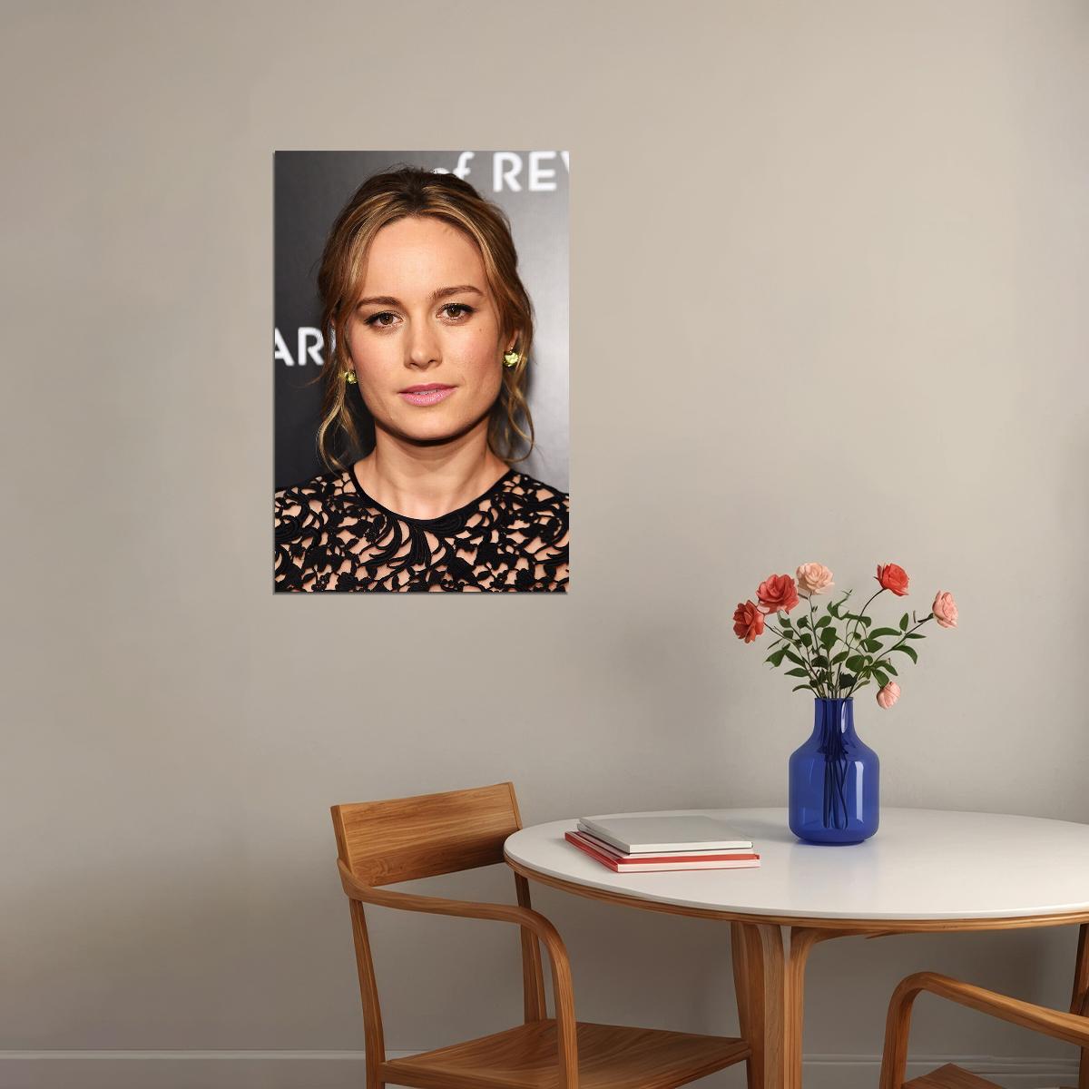Brie Larson Cinema Actress Movie Productor Poster Wall Art Print Home Wall Decor - xonomax