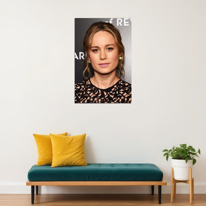 Brie Larson Cinema Actress Movie Productor Poster Wall Art Print Home Wall Decor - xonomax