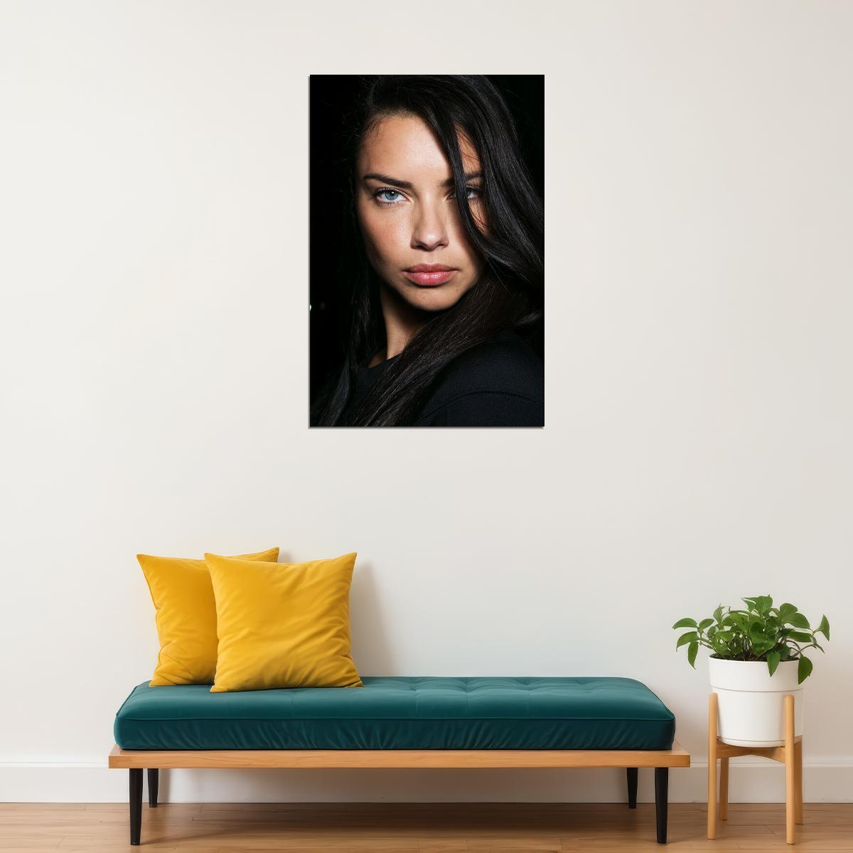 Adriana Lima Sexy Model Beauty Actress Idol Poster Wall Art Print Home Wall Decor - xonomax