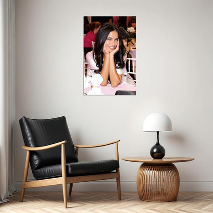 Adriana Lima Sexy Model Beauty Actress Star Poster Wall Art Print Home Wall Decor - xonomax
