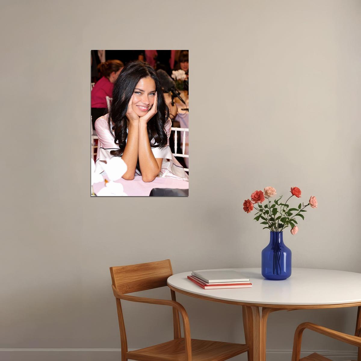 Adriana Lima Sexy Model Beauty Actress Star Poster Wall Art Print Home Wall Decor - xonomax