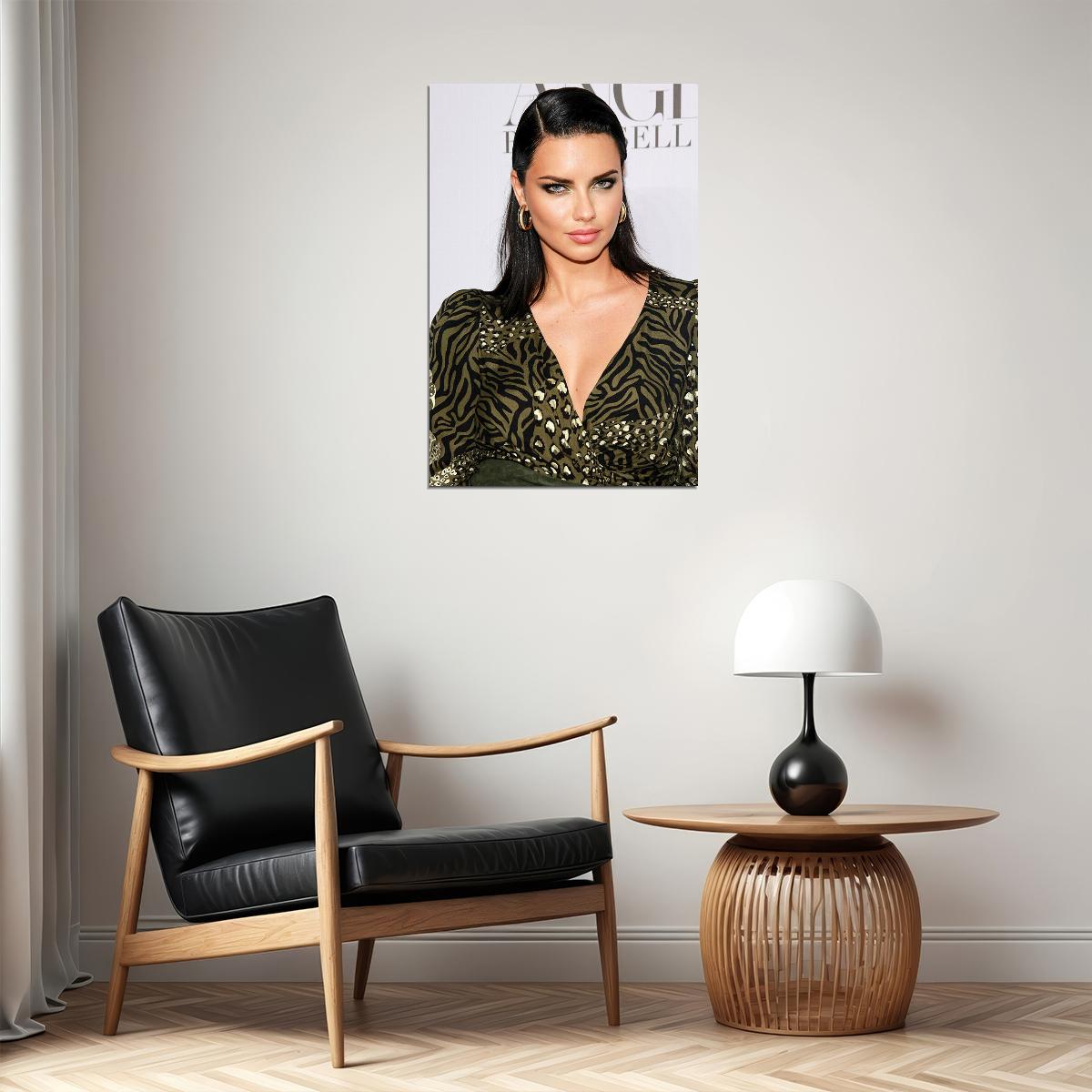 Adriana Lima Sexy Super Model Beauty Artist Poster Wall Art Print Home Wall Decor - xonomax