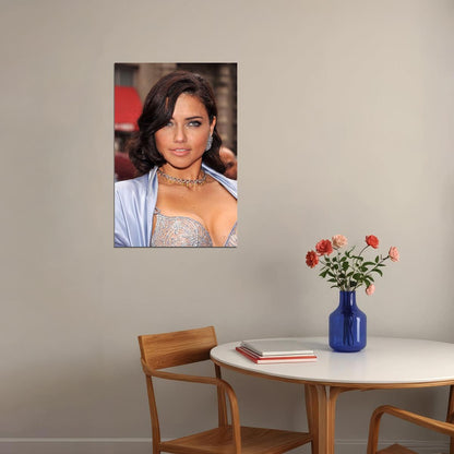 Adriana Lima Hot Super Model Beauty Artist Poster Wall Art Print Home Wall Decor - xonomax