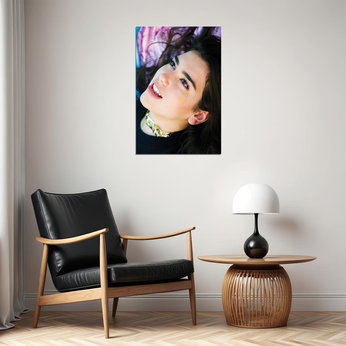 Dua Lipa Celebrity Tv Movie Actor Singer Star Poster Wall Art Print Home Wall Decor - xonomax