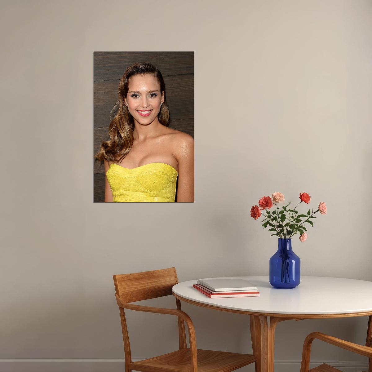 Jessica Alba Celebrity Movie Actress Star Poster Wall Art Print Home Wall Decor