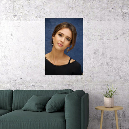 Jessica Alba Celebrity Cinema Actress Idol Poster Wall Art Print Home Wall Decor