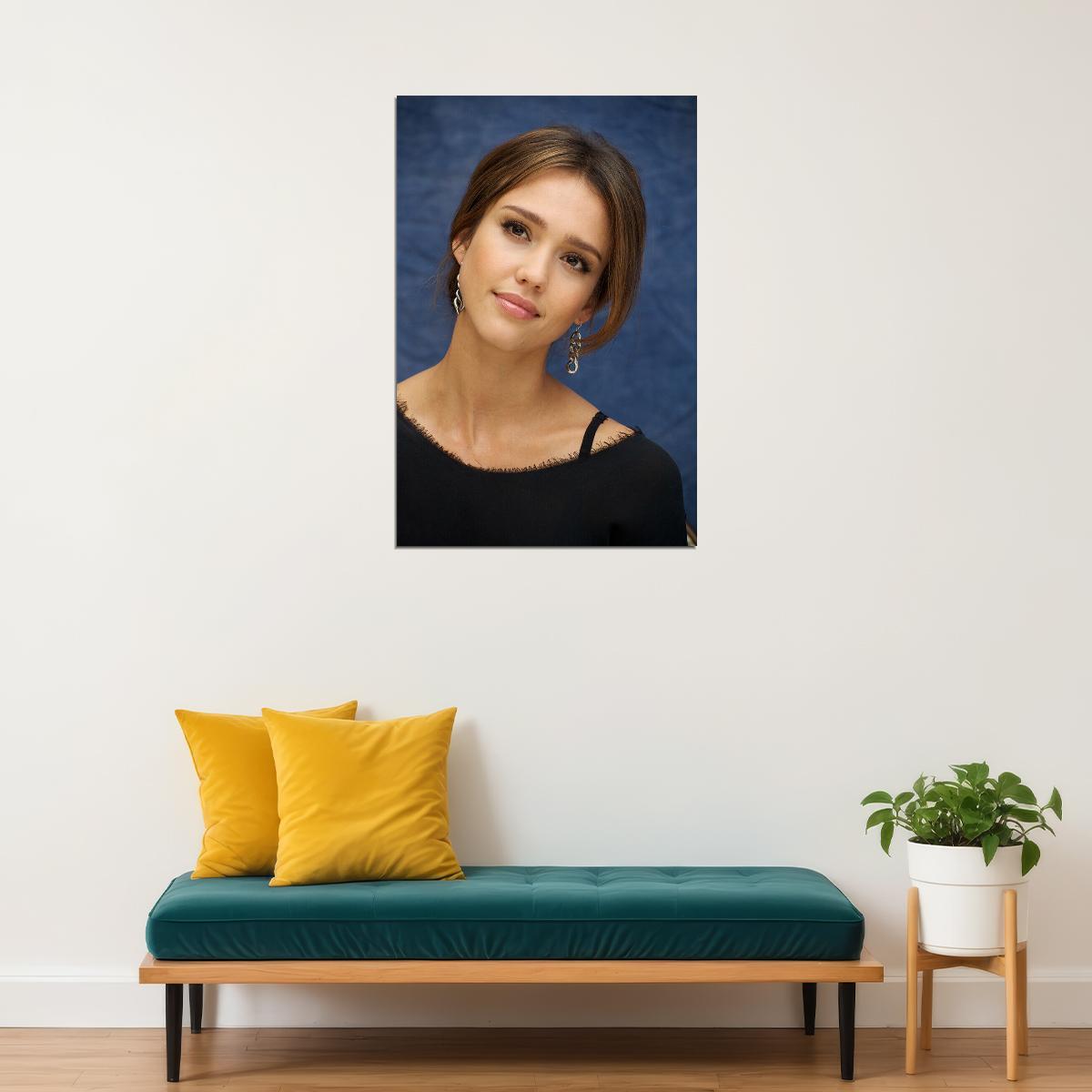 Jessica Alba Celebrity Cinema Actress Idol Poster Wall Art Print Home Wall Decor