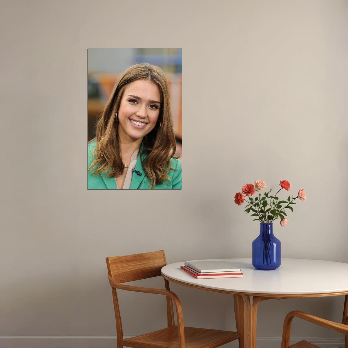 Jessica Alba Celebrity Cinema Actress Star Poster Wall Art Print Home Wall Decor
