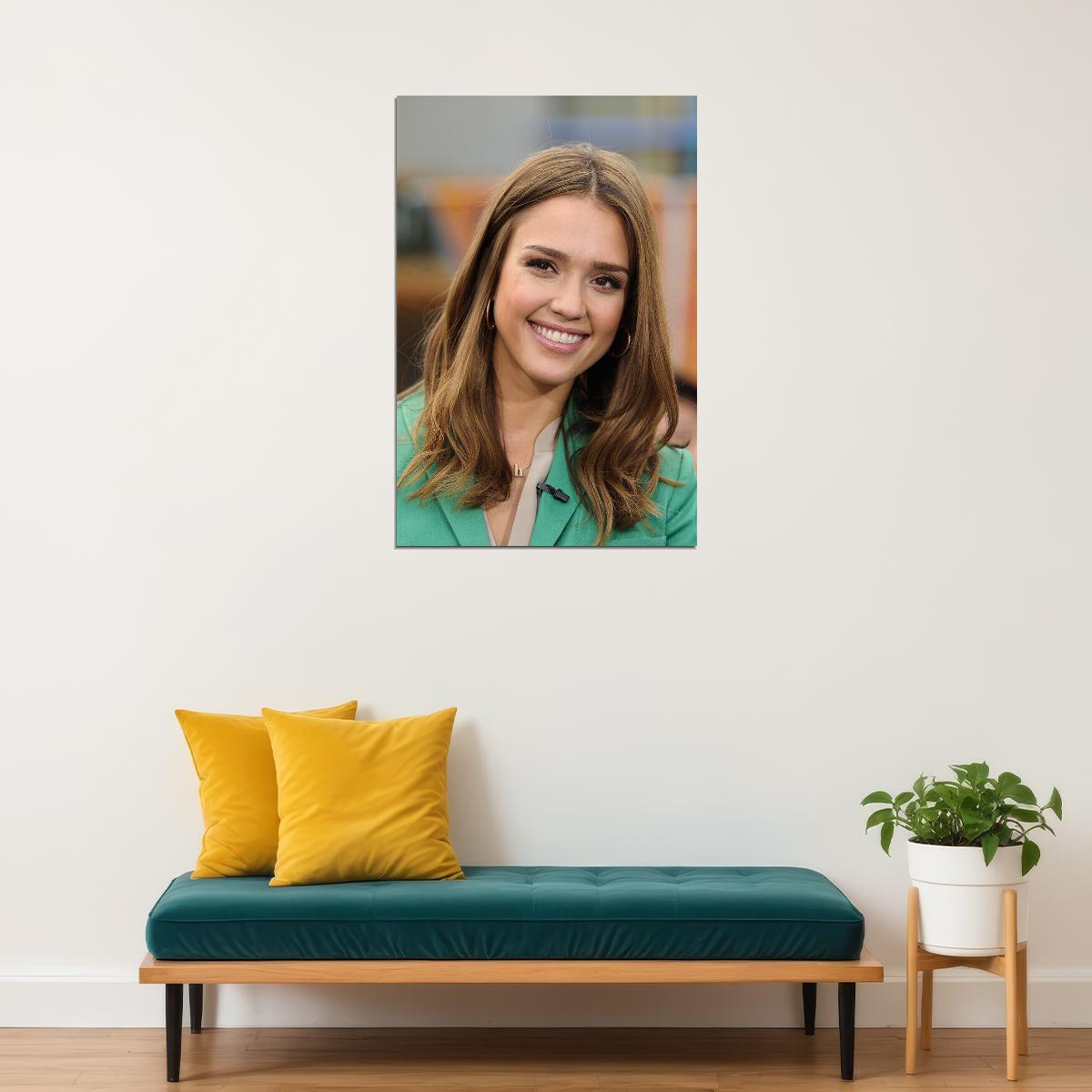 Jessica Alba Celebrity Cinema Actress Star Poster Wall Art Print Home Wall Decor