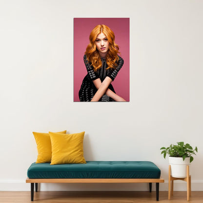 Katherine Mcnamara Actor America Movie Actor Poster Wall Art Print Home Wall Decor - xonomax