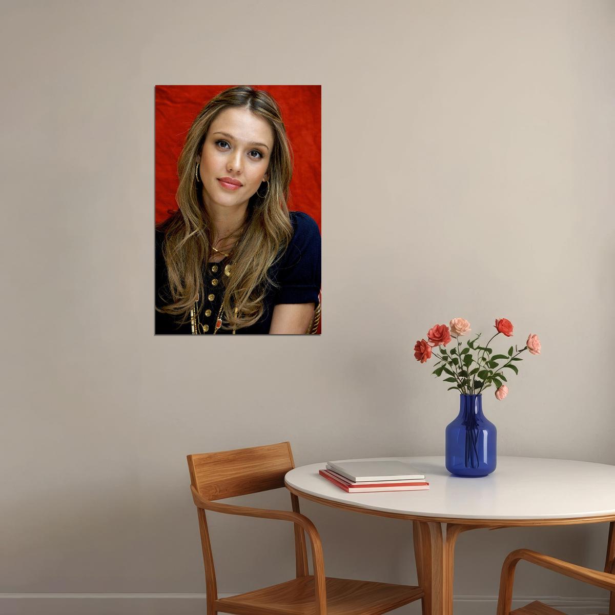 Jessica Alba Celebrity American Movie Actor Poster Wall Art Print Home Wall Decor