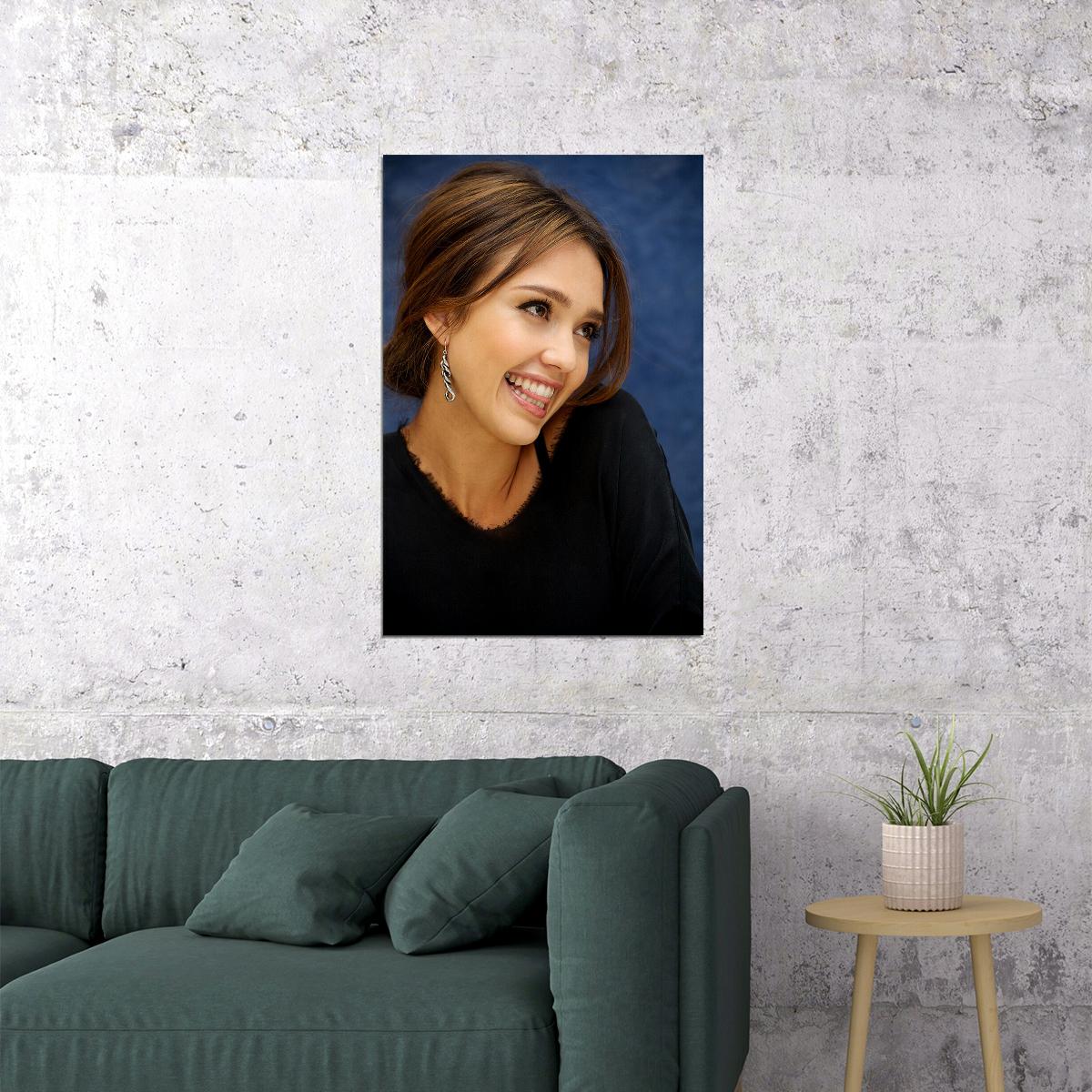 Jessica Alba Celebrity Cinema Actress Star Poster Wall Art Print Home Wall Decor